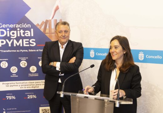 Inés Rey destaca a importancia do programa Coruña  Digital Pymes, que formará ás empresas da cidade en  transformación dixital 